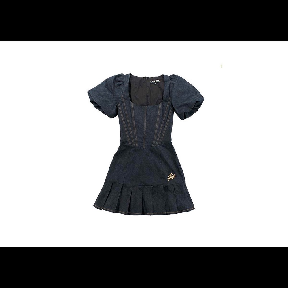 I.AM.GIA. Womens Dark Wash Denim Dress Size XS New Without Tags